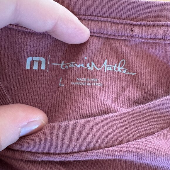 Travis Mathew Premium Long Sleeve Size Large 100% Pima Cotton - Picture 8 of 9